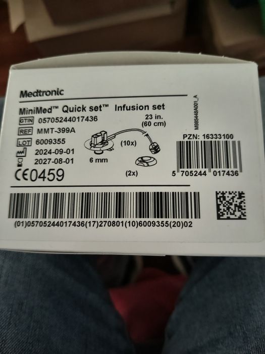 Wkłucia quick set 20 sztuk
