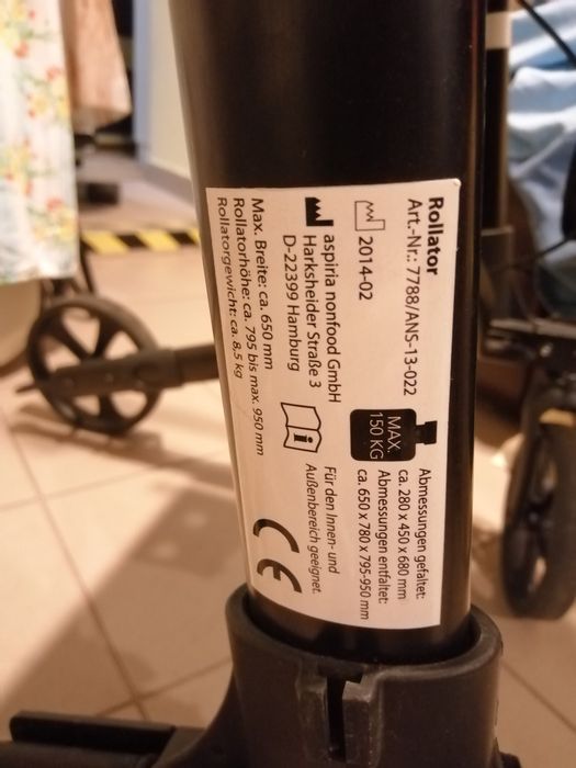 Rolator, chodzik z torbą (409)