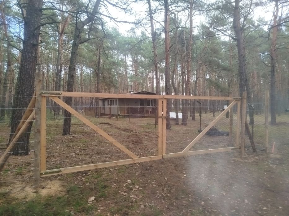 Ogrodzenie budowlane, ogrodzenie tymczasowe, ogrodzenie leśne