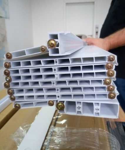 Дверь гармошка глуха DiCi-6  810х2030х6мм зі складу
