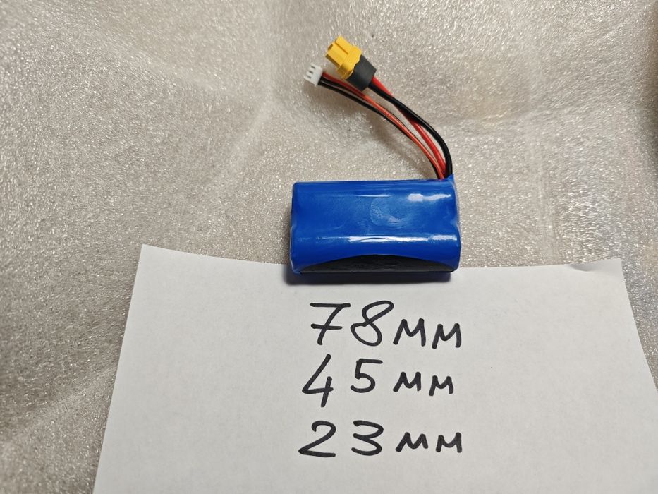 Li-ion аккумулятор 7,4V 5000 mAh из элементов 21700 LG M50T
