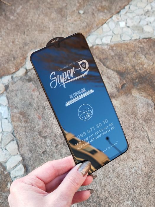 Лучшее защитное стекло Samsung A25 A35 A55 захистне скло самсунг а55