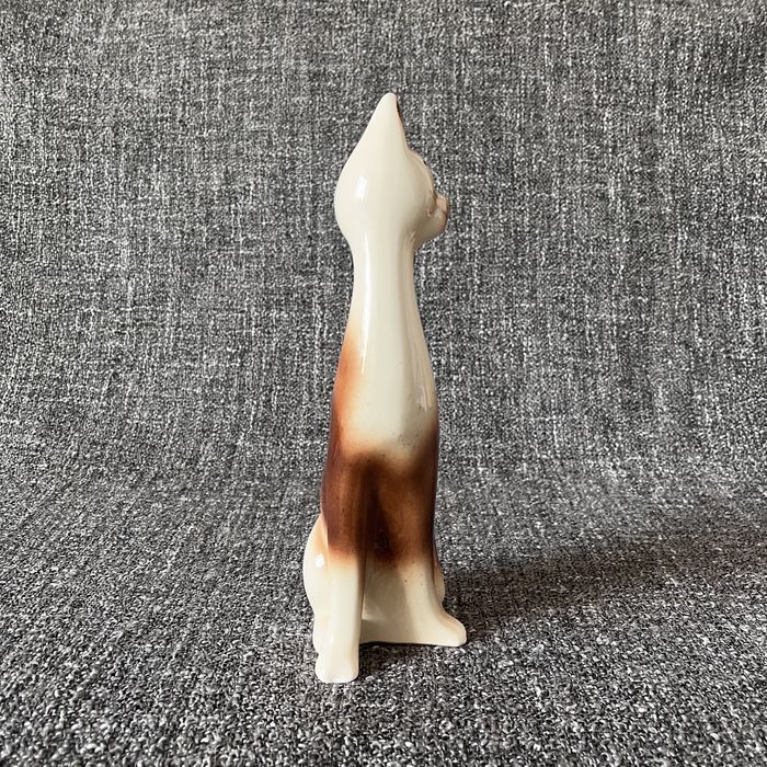 Вінтажна керамічна статуетка сіамського котика