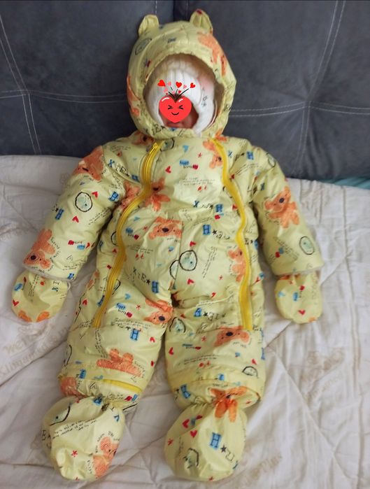 Комбинезон дитячий! Від 3 до 12 міс. Стан нового!хлопчик,дівчинка!