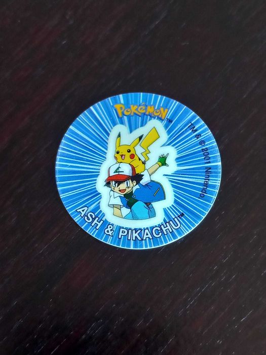 Pokemon Tazo flesh master Ash i Pikachu