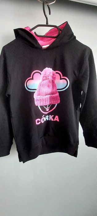 Czarna bluza jak nowa r 146