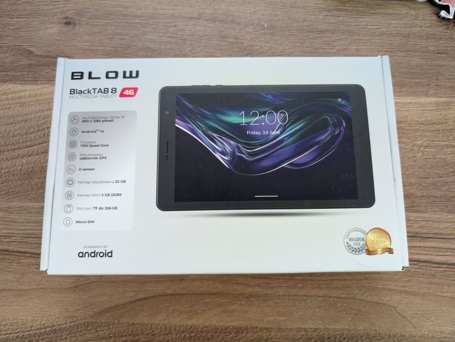 Tablet BLOW BlackTab 8 modem 4g lte