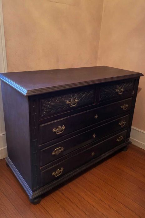 Mobília de Quarto Completa – Estilo Bilros (Madeira Maciça)