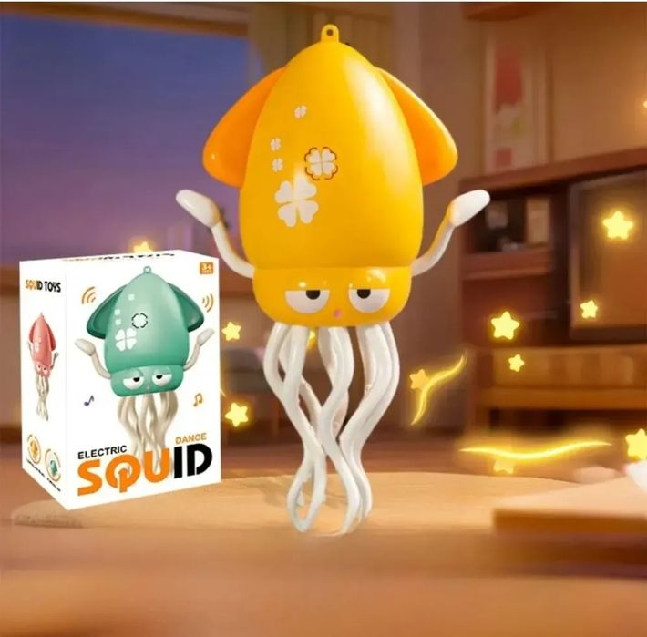 Танцующий кальмар осьминог Squid Toys Dance игрушка іграшка