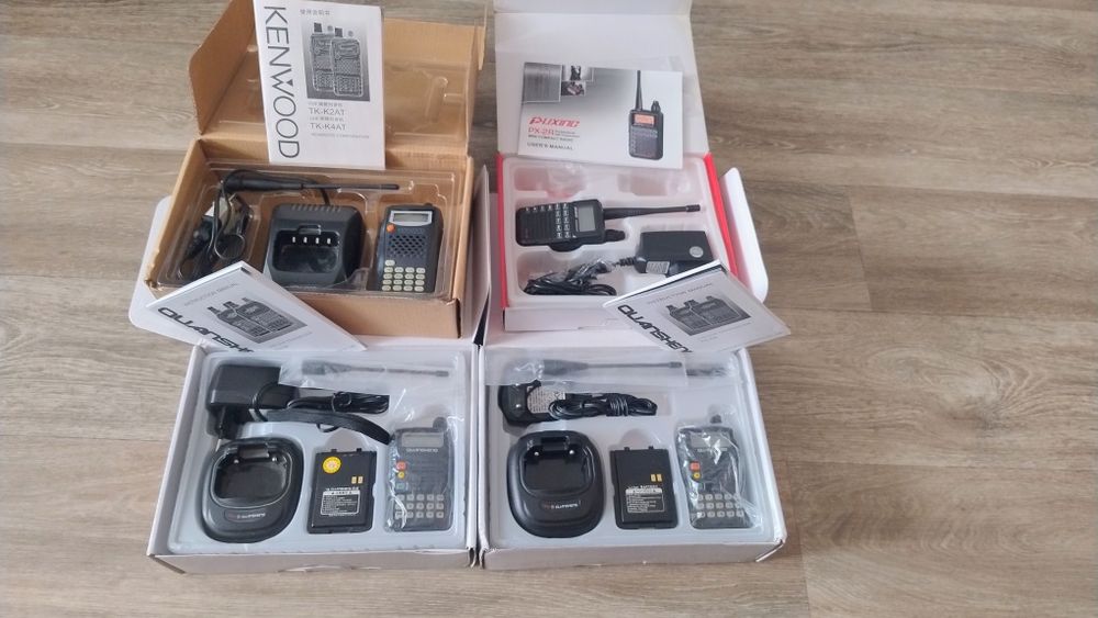 Радіостанції PUXING px-2r, Kenwood tk-4at,QUANSCHENG TG-6A