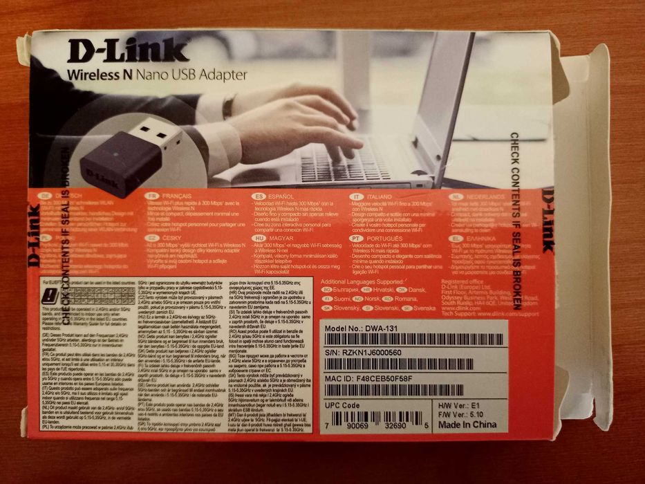 Adaptador Wireless N USB Nano D-Link