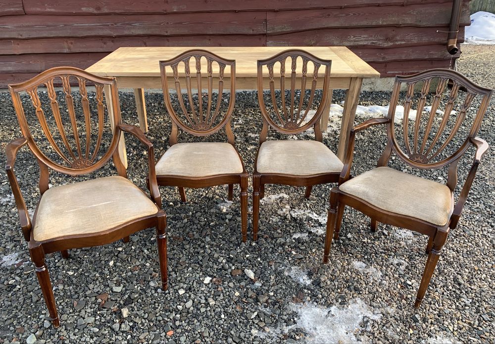 Krzesla stylowe eleganckie z podłokietnikami