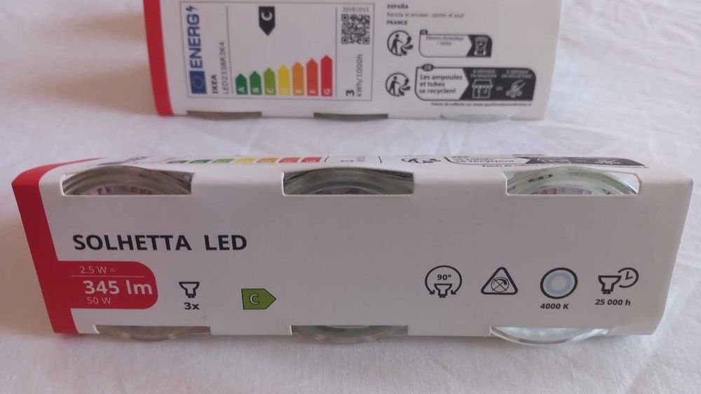 Lâmpadas LED GU10-345 lúmenes-4000 K