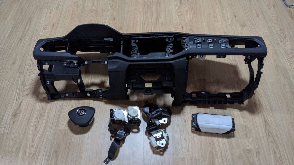 Conjunto Kit Airbags Tablier Volkswagen VW T-Roc Original