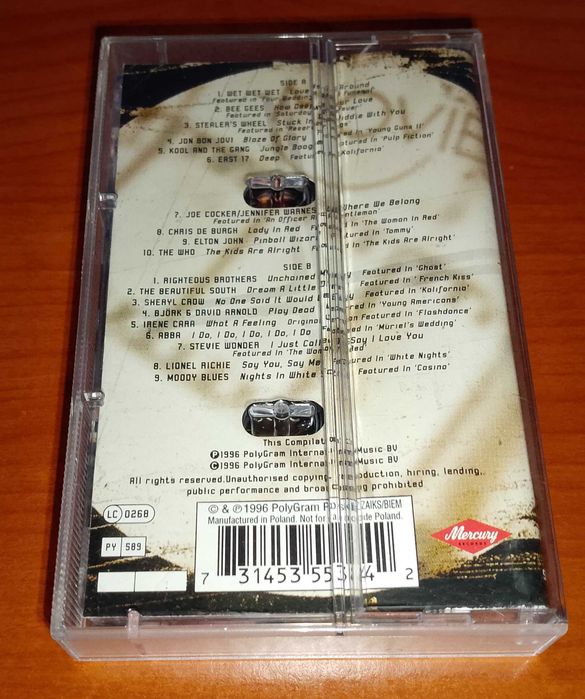 Pure Movies: Joe Cocker, Lionel Richie i inni - kaseta magnetofonowa