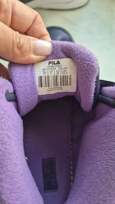 Кросівки-чоботи  зимові Fila 37розмір