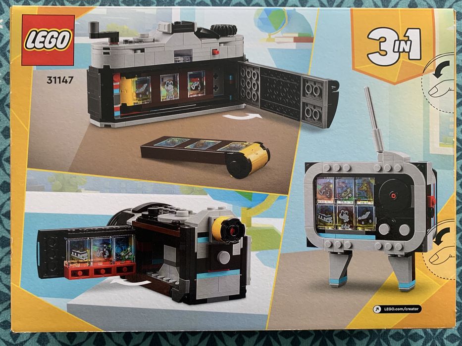 Lego creator 3 em 1 maquina fotografica retro (31147)