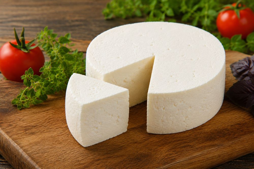 Домашняя козья брынза, молоко