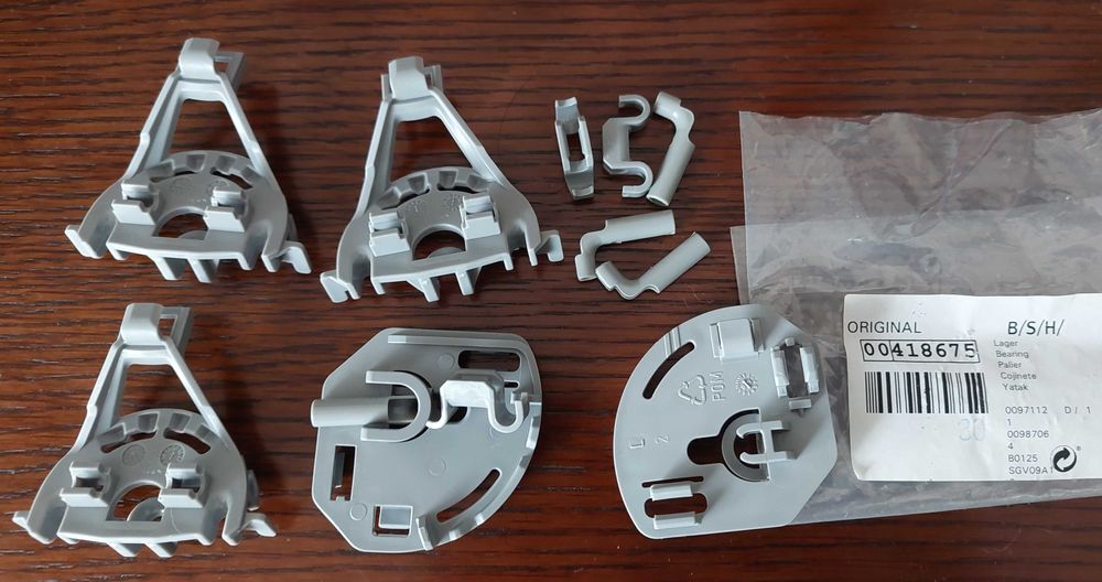 Zmywarka Bosch uchwyty do koszy nieużywane