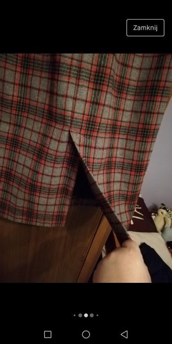 Sukienka elegancka w kratę Grey Wolf rozm 40