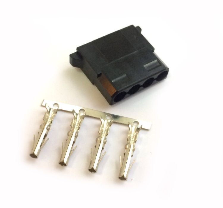 Коннектор 6 pin пин (папа) +контакты: 9 грн. - Комплектуючі та ...