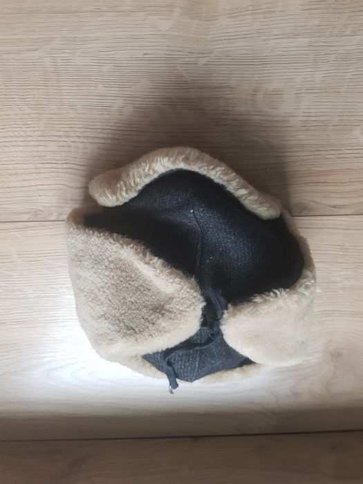 Czapka uszatka z czasów PRL męska
