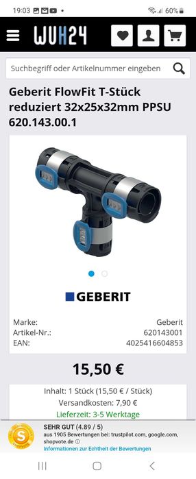 Ksztaltki geberit flowfit