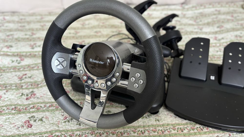 Ігрове Кермо Defender Forsage GTR для ПК, джойстик