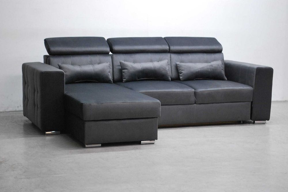 PXT NOWOCZESNY NAROŻNIK z funkcja spania pojemnik M92 kanapa, sofa,