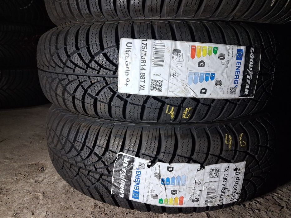 Шини  Goodyear UltraGrip 9 + 175/70 R14 84T  Комплекти Зима