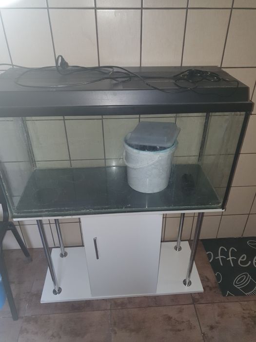Akwarium 200L + Szafka + Osprzęt