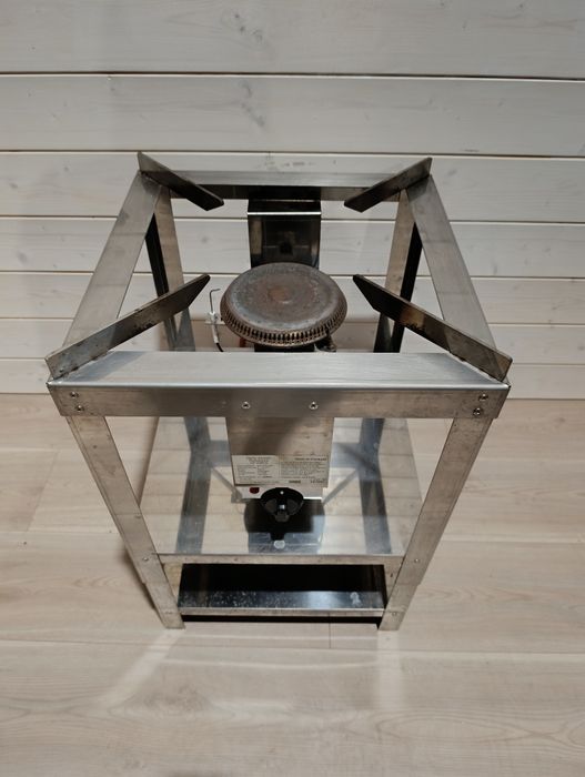 Taboret gazowy jednopalnikowy -stal nierdzewna 5-12KW.