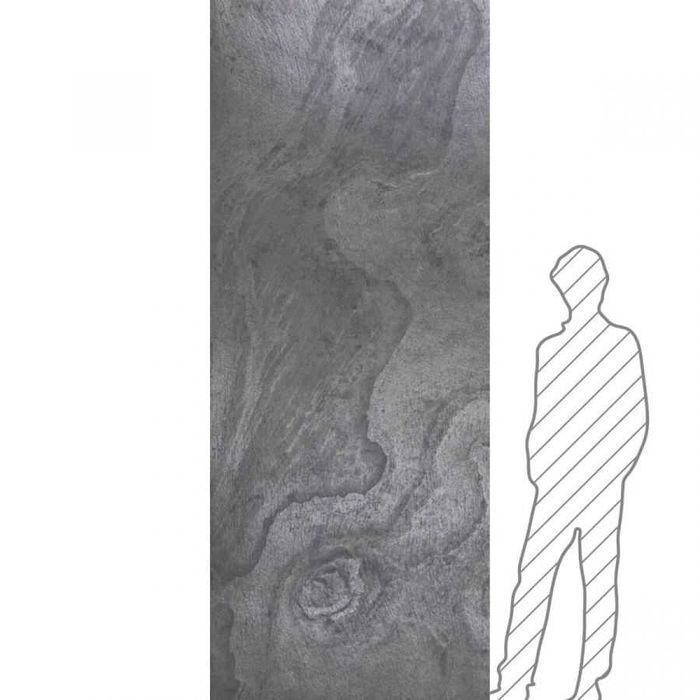 Fornir Kamienny Silver Grey 305x122x0,2 tapeta i 122x61 kamień w rolce forniry kamień w rolce dekoracja kamienna płyta płytka kamienna