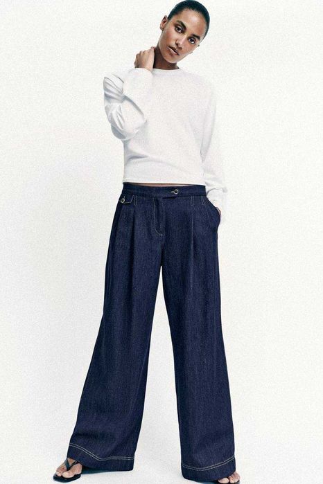 ZARA , ідеальні брюки джинси.38.М