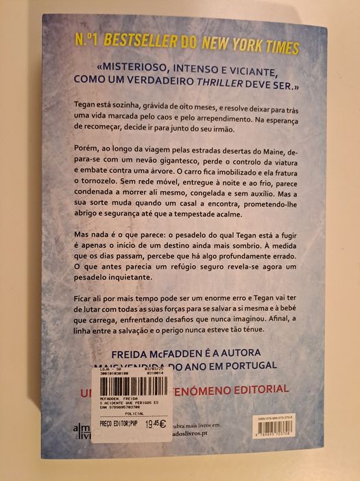 Livro O Acidente de Freida McFadden