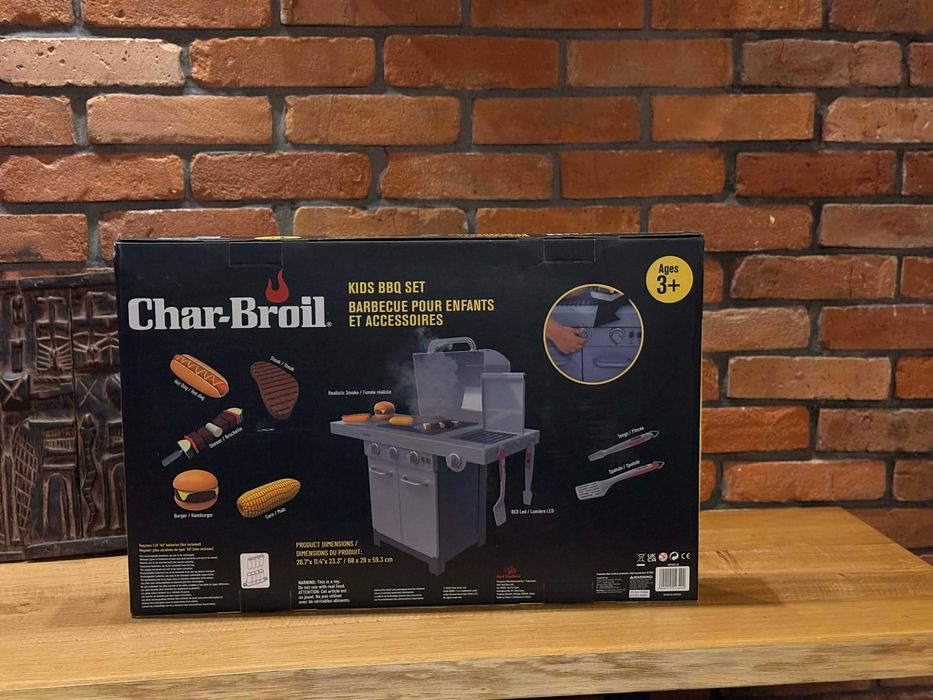 Grill zabawkowy Char-Broil BBQ Set dla dzieci