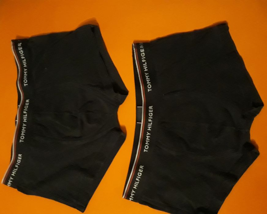 Bielizna,Bokserki męskie bawełniane Tommy Hilfiger- 2 szt czarne