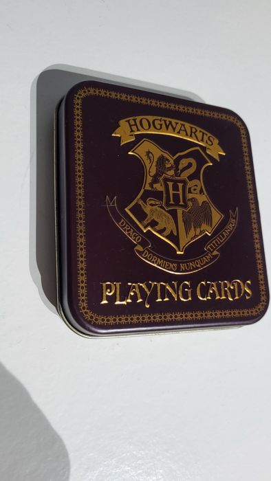 Baralho de cartas.  Harry Potter Hogwarts Playing carts
