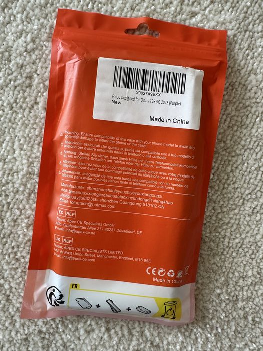 Capa para OnePlus 13R 5G 2025