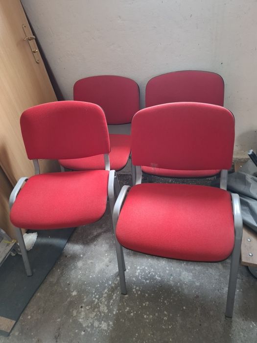 KRZESŁO Konferencyjne miękkie wygodne biurowe poczekalnia