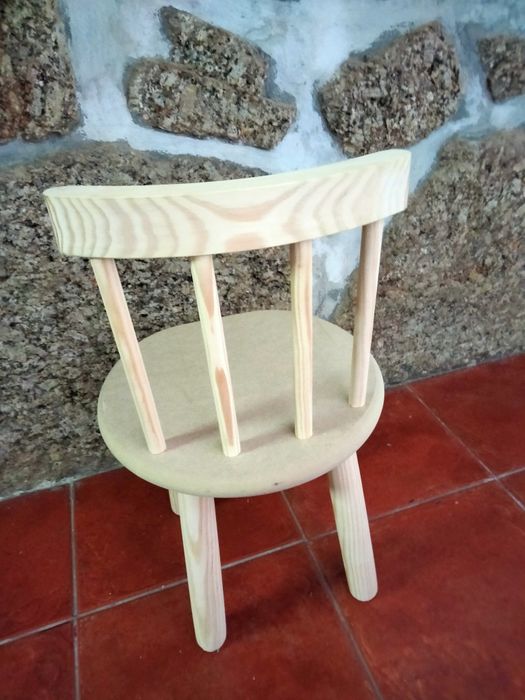 Cadeira criança madeira