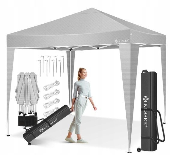 Pawilon ogrodowy KESSER 3x3 m Pop Up UV50 wodoodporny