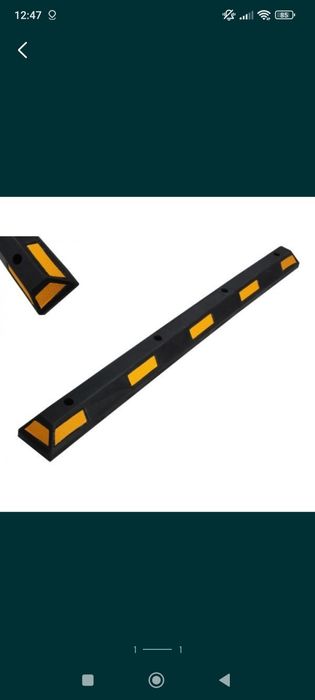 Seperator Garażowy Odbojnica Próg Zwalniający 168 cm