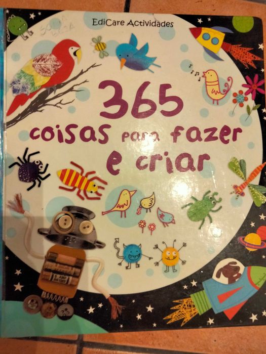 Livro 365 coisas para fazer e criar