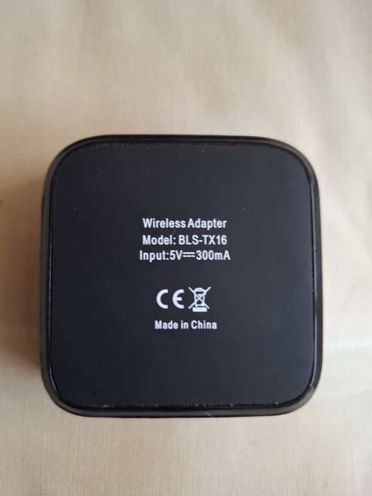 Transmissor e receptor de áudio TX16 compatível com Bluetooth v5.0, audio ótico e aux 3,5 mm