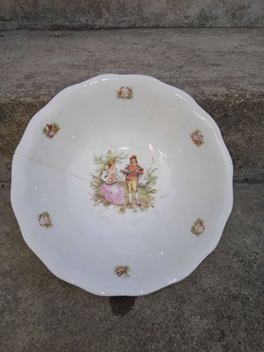 Porcelanowy półmisek salaterka miseczka Karolina Made in Poland PRL