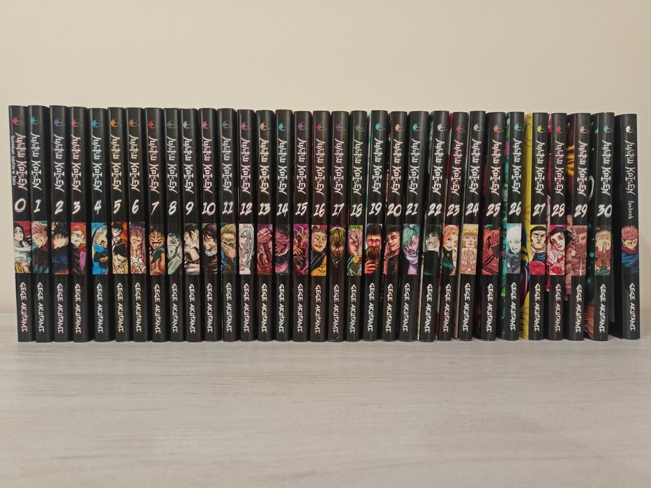 Jujutsu Kaisen – Tomy 0-30 + Fanbook – Komplet mang