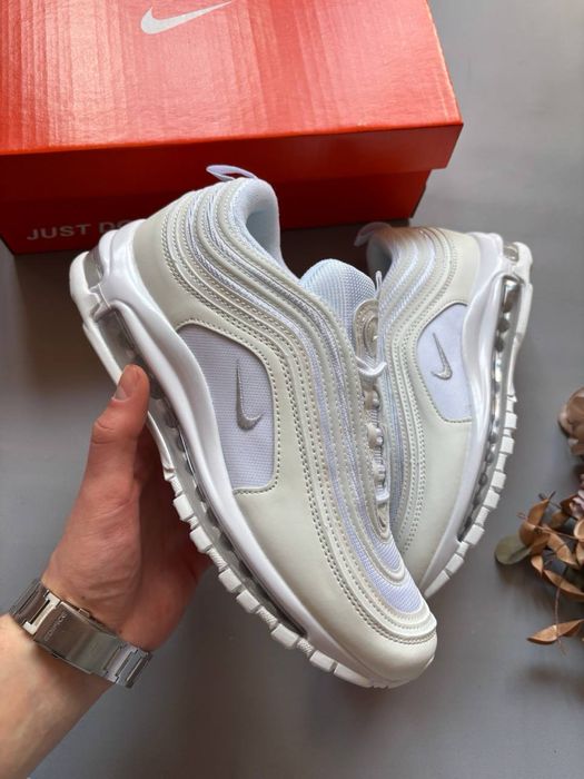 БЕЗ ПЕРЕДПЛАТ‼️38-45 Nike Air Max 97 White / vintage shox r4 dn