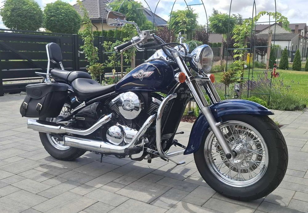 Kawasaki VN 800 Classic, 2005 r., 11206 km, bezwypadkowy, PIĘKNY TRANSPORT
