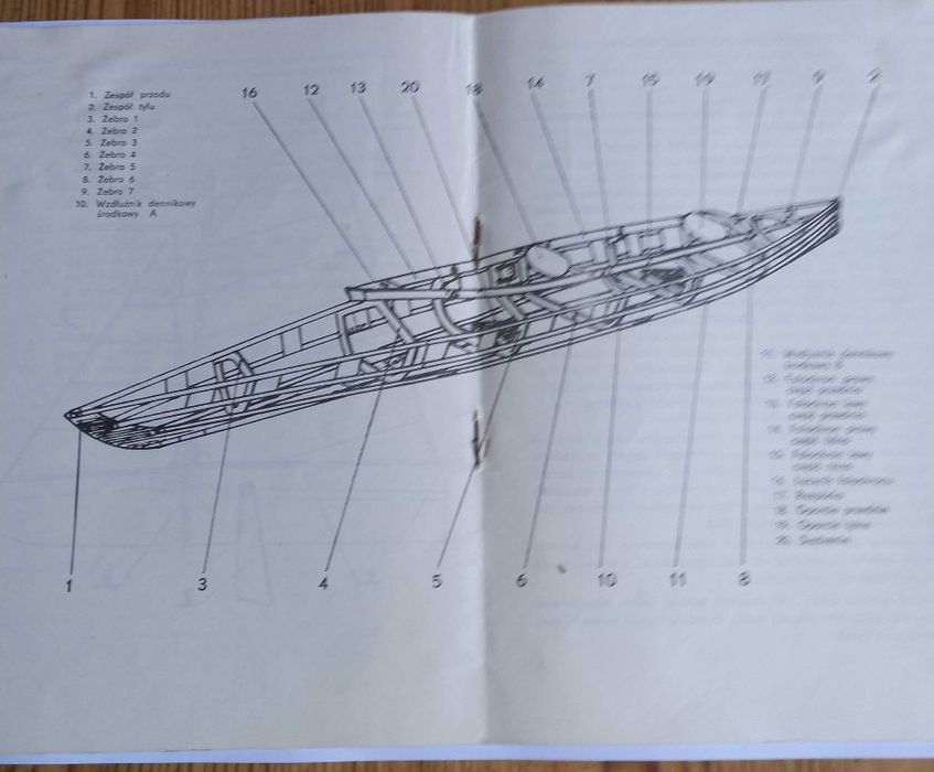 Ster do kajaka Neptun,Jantar.